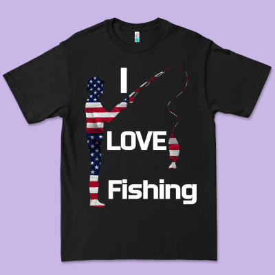 I Love Fishing Premium Tee Designed By Bettercallsaul