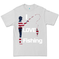 Dove Grey I love fishing Premium Tee - Bettercallsaul