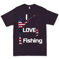 Plum I love fishing Premium Tee - Bettercallsaul