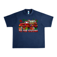 Navy tis the season christmas truck Urban Heavy Tee - CowGirlArtShop