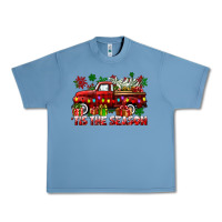 Pebble Blue tis the season christmas truck Urban Heavy Tee - CowGirlArtShop