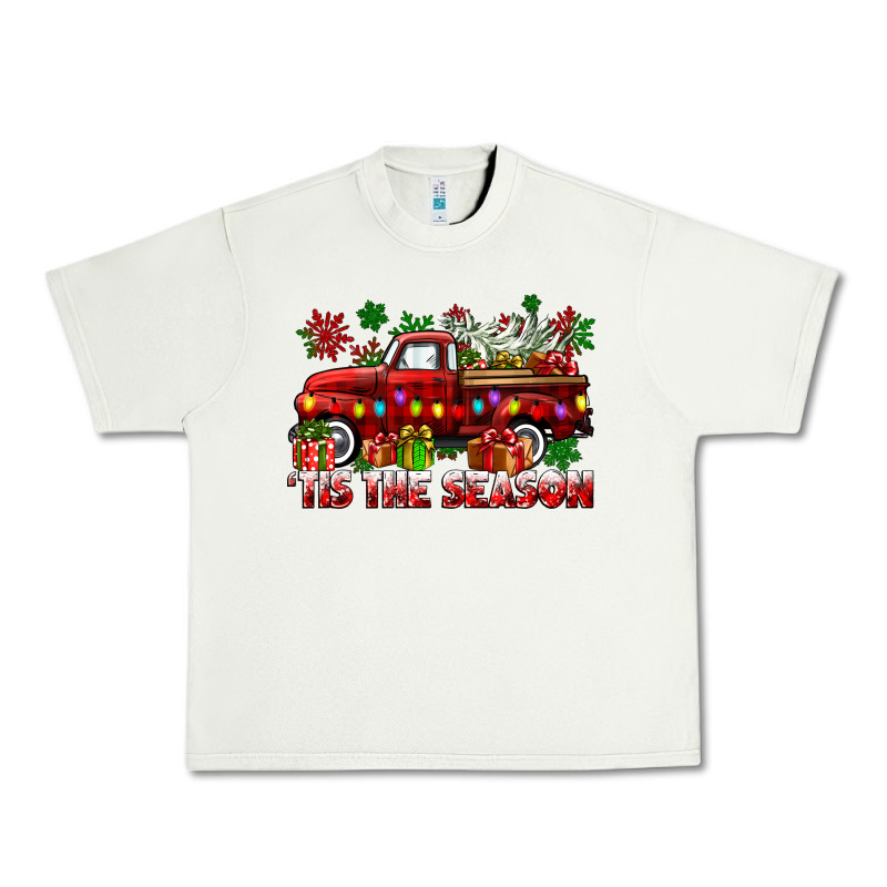 Tis The Season Christmas Truck Urban Heavy Tee by CowGirlArtShop | Teevron