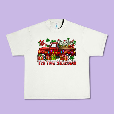 Tis The Season Christmas Truck Urban Heavy Tee Designed By Cowgirlartshop