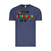 Vintage Denim its the juneteenth for me Vintage Tee - CowGirlArtShop