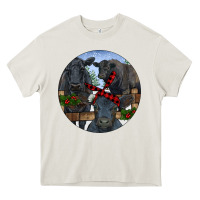 Cream Black Angus Family Heavy Core Tee - RanaPortraitStore