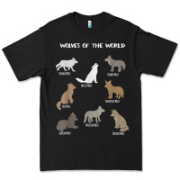 Black Wolves Of The World Educational Wolf Gift Premium Tee - trangStudio