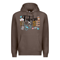 Coffee Western Future Nurse Premium Hoodie - LillyAllenDesigns