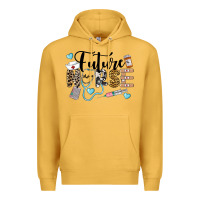 Mustard Western Future Nurse Premium Hoodie - LillyAllenDesigns