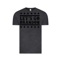 Vintage Black let's go brandon black Vintage Tee - Jasminsmagicworld