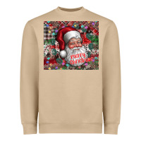 Mushroom merry christmas Heavyweight Sweatshirt - CowhideDigitalArt