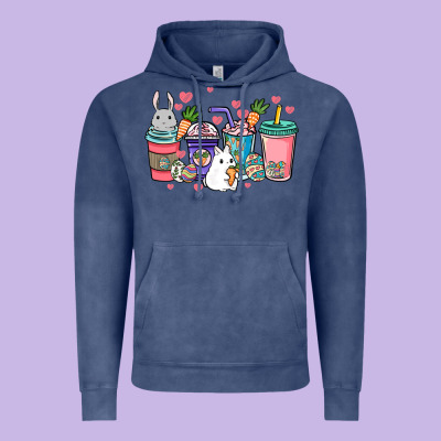Easter Day Coffee Drink Vintage Hoodie Designed By Howdyjamesfarm