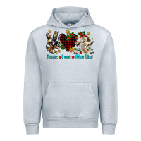 Heather Grey peace love martini Urban Hoodie - AdoDesignShop