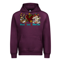 Mauve Wine peace love martini Urban Hoodie - AdoDesignShop