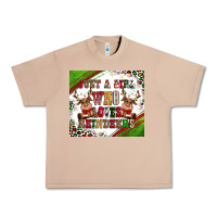 Burro just a girl who loves reindeer Urban Heavy Tee - CowGirlArtShop