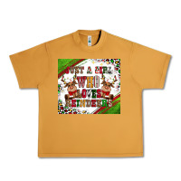 Peanut Butter just a girl who loves reindeer Urban Heavy Tee - CowGirlArtShop