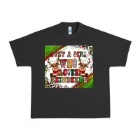 Just A Girl Who Loves Reindeer Urban Heavy Tee | Teevron