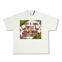 Pistachio just a girl who loves reindeer Urban Heavy Tee - CowGirlArtShop