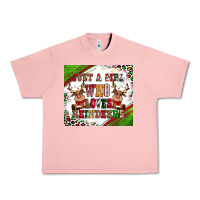 Salmon just a girl who loves reindeer Urban Heavy Tee - CowGirlArtShop
