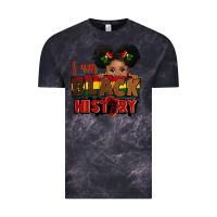Cloud Black i am black history black girl peekaboo juneteenth Vintage Tee - CowGirlArtShop