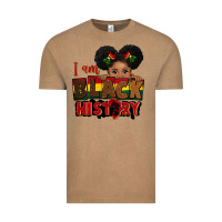 Vintage Coffee i am black history black girl peekaboo juneteenth Vintage Tee - CowGirlArtShop