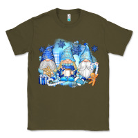 Army Green snowman gnome Classic Tee - texasbilliewilder