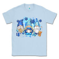 Dusty Blue snowman gnome Classic Tee - texasbilliewilder