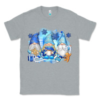 Heather Grey snowman gnome Classic Tee - texasbilliewilder