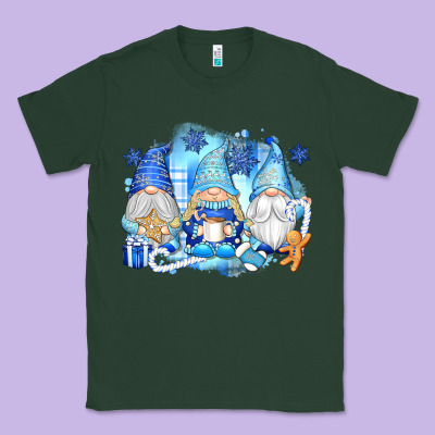Snowman Gnome Classic Tee Designed By Texasbilliewilder