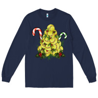 Navy softball christmas tree Long Sleeve Tee - RanaPortraitStore