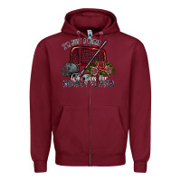 Burgundy i'm just a woman who loves her hockey player Zipper Hoodie - SublimationCraftShop