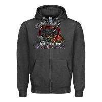 Charcoal Heather i'm just a woman who loves her hockey player Zipper Hoodie - SublimationCraftShop