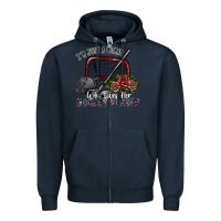 Navy i'm just a woman who loves her hockey player Zipper Hoodie - SublimationCraftShop