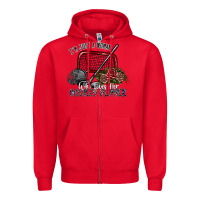 Red i'm just a woman who loves her hockey player Zipper Hoodie - SublimationCraftShop