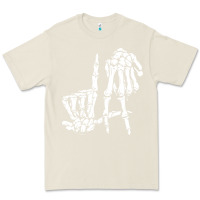 Bone la hand sign lazy diy halloween costume skeleton los angeles pullover Premium Tee - trangStudio