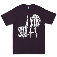 Plum la hand sign lazy diy halloween costume skeleton los angeles pullover Premium Tee - trangStudio