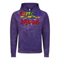 Cloud Purple Support squad pride Vintage Hoodie - CowGirlArtShop