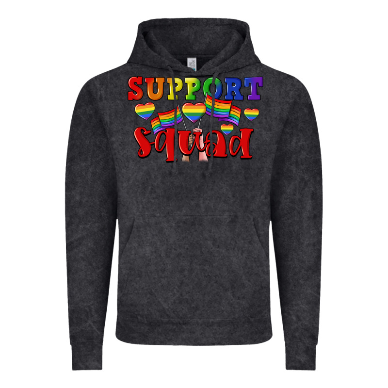 Support Squad Pride Vintage Hoodie by CowGirlArtShop | Teevron