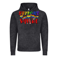 Vintage Black Support squad pride Vintage Hoodie - CowGirlArtShop