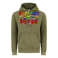 Vintage Olive Support squad pride Vintage Hoodie - CowGirlArtShop