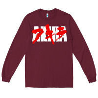Burgundy Animal Akira Anime Manga Kurosawa Gift For Christmas Long Sleeve Tee - trangStudio