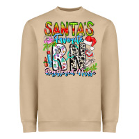Mushroom Santa's Favorite RN Registered Nurse Heavyweight Sweatshirt - CowhideDigitalArt