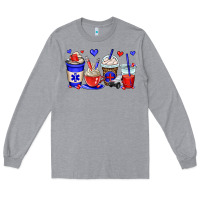 Heather Grey emt emergency medical technician coffee cups Long Sleeve Tee - OliviaCreatesArt