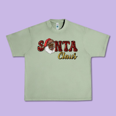 African American Santa Claus Urban Heavy Tee Designed By Ranaportraitstore