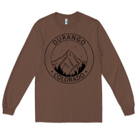 Chestnut Durango Mountain City - Colorado State Souvenir Gift Long Sleeve Tee - trangStudio
