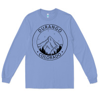 Colony Blue Durango Mountain City - Colorado State Souvenir Gift Long Sleeve Tee - trangStudio