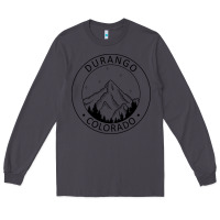 Smoke Durango Mountain City - Colorado State Souvenir Gift Long Sleeve Tee - trangStudio