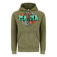 Vintage Olive Mama rock lightning bolt Mother's Day Vintage Hoodie - CowGirlArtShop