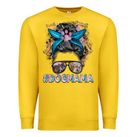 Lemon dog mama messy bun Premium Sweatshirt - BarkalooDesign