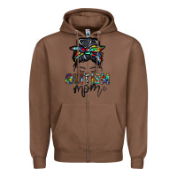 Chestnut autism mom Zipper Hoodie - CowhideDigitalArt