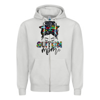Autism Mom Zipper Hoodie | Teevron